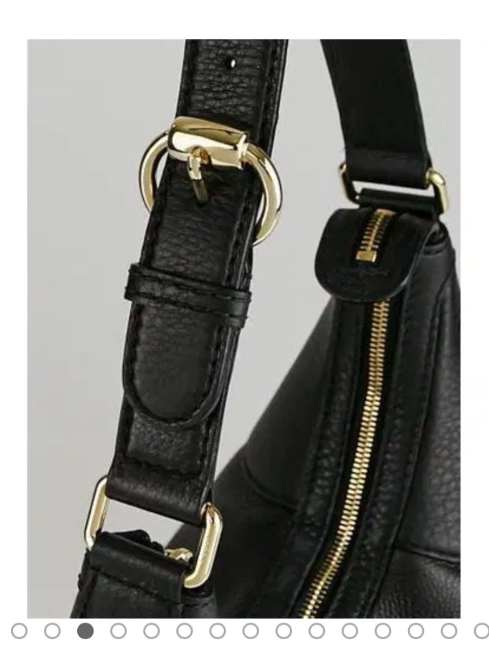 Gucci Black Leather Shoulder Bag with Horsebit Detail - Picture 4 of 15